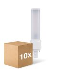 Opakowanie 10x Ledvance Dulux-D LED 7W - 830 Ciepła Biel | 2-Piny - Zamienne 18W