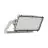 Ledvance LED Iluminacja Max Aluminium Szary 600W 69300lm 65x120D - 830 Ciepła Biel | IP66 - Asymetryczny