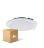 Opakowanie 6x Opakowanie 6x LED Downlight Pan 24W 1920lm 840 Zimna Biel | 225mm - Aukko 195mm