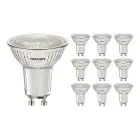 Opakowanie 10x Noxion LED Spot GU10 PAR16 4W 345lm 36D - 827 Bardzo Ciepła Biel | Ściemnianie - Zamienne 50W